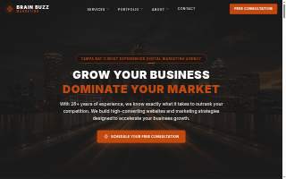 Brain Buzz Marketing website