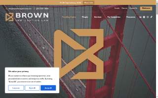 Brown Immigration Law website
