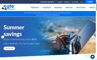 GTE Financial Credit Union website
