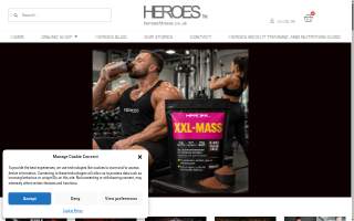 Heroes Fitness, INC website