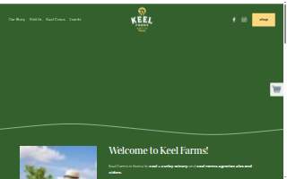 Keel Farms website