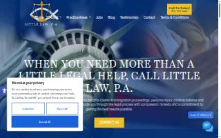 Little Law, P.A. website