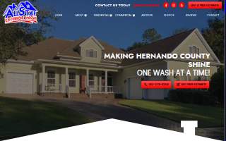 All Star Exterior Wash LLC. website