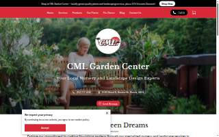 CML Garden Center website