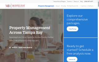 Modern Day Property Management of Brooksville website