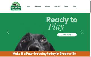 Panacea Pet Resort website