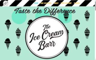 The Ice Cream Barr website