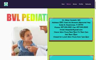 BVL Pediatrics website