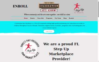 Celebration Arts Academy Inc website