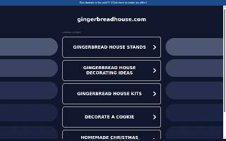 Gingerbread House website
