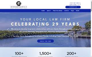 Amy McGarry Law Office, PL website