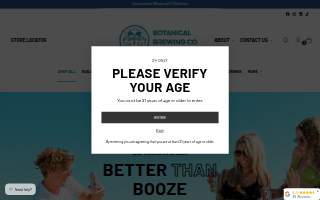 Botanical Brewing Company website