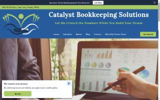 Catalyst Bookkeeping Solutions website