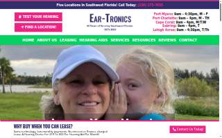 Ear-Tronics Inc website