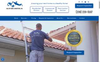 Healthy Home Inspections website