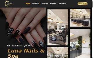 Nail Art & Day Spa website