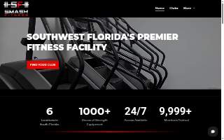 Smash Fitness website