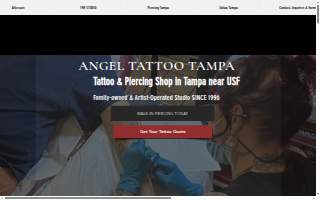 Angel Tattoo Tampa - Tattoos & Piercing of Carrollwood website