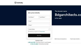 BDG Architects website