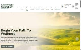 Chiropractic Naturally website