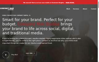 Company Man Studios - Video Production & Animation website