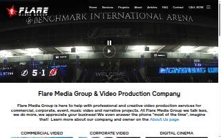 Flare Media Group - Tampa Bay Video Production website