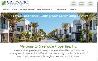 Greenacre Properties Inc of Northdale website