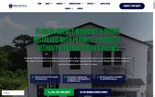 Guardian Shield Windows and Doors website