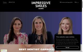 Impressive Smiles Tampa - Carrollwood website