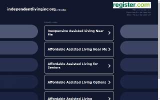 Independent Living Inc website