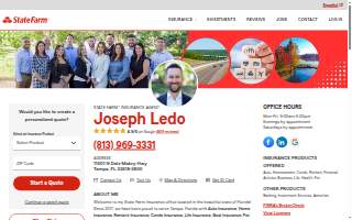 Joseph Ledo - State Farm Insurance Agent website