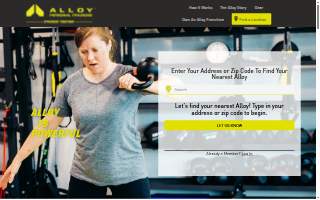 Alloy Personal Training Winter Park website