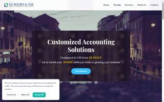 EZBooks & Tax website