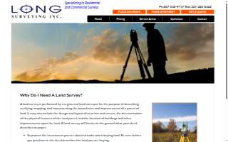 Long Surveying Inc of Casselberry website