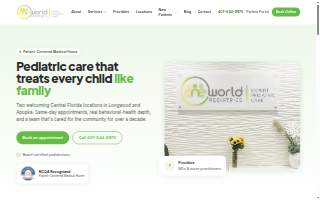 One World Pediatrics website