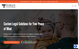 The Finity Law Firm website
