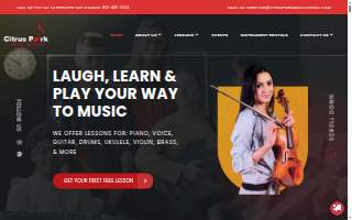 Citrus Park Music School website