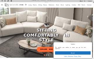 Deluxe Home Decor & Furniture website