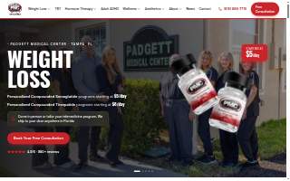 Padgett Medical Center Tampa of Citrus Park website