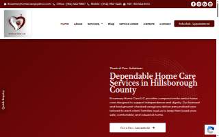 Rosemary Home Care website