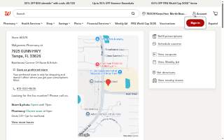 Walgreens website