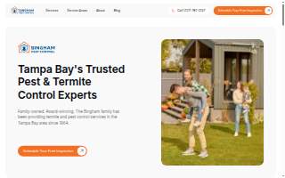 Bingham Pest Control website