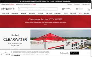 CITY Furniture of Clearwater website