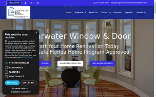 Clearwater Window & Door Inc website