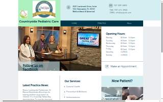 Countryside Pediatric Care: Clearwater website