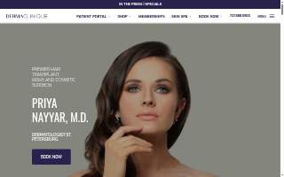 Dermaclinique - Dermatology & Skin Spa website