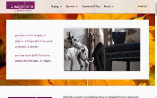 Design One Jewelers website