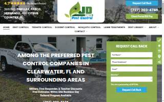 JD Smith Pest Control website