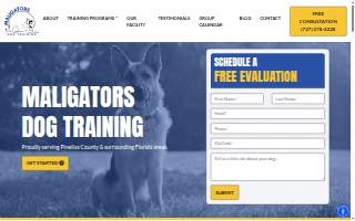 Maligators Dog Training website