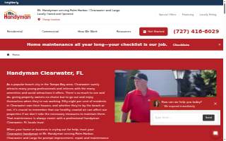 Mr. Handyman serving Palm Harbor, Clearwater and Largo website